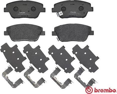 Brembo P 30 066 - Əyləc altlığı dəsti, əyləc diski furqanavto.az