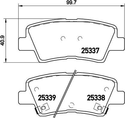 Brembo P 30 067X - Əyləc altlığı dəsti, əyləc diski furqanavto.az