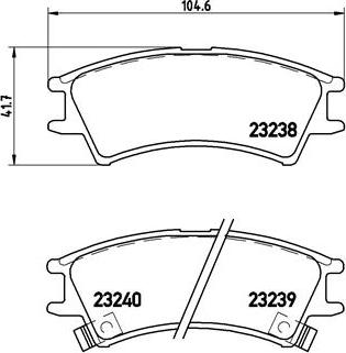 Brembo P 30 011 - Əyləc altlığı dəsti, əyləc diski furqanavto.az