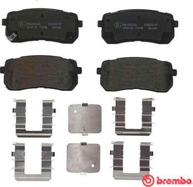 Brembo P 30 080 - Əyləc altlığı dəsti, əyləc diski furqanavto.az