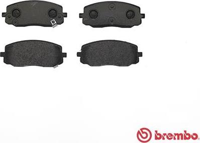 Brembo P 30 032 - Əyləc altlığı dəsti, əyləc diski furqanavto.az