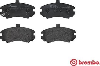 Brembo P 30 029 - Əyləc altlığı dəsti, əyləc diski furqanavto.az