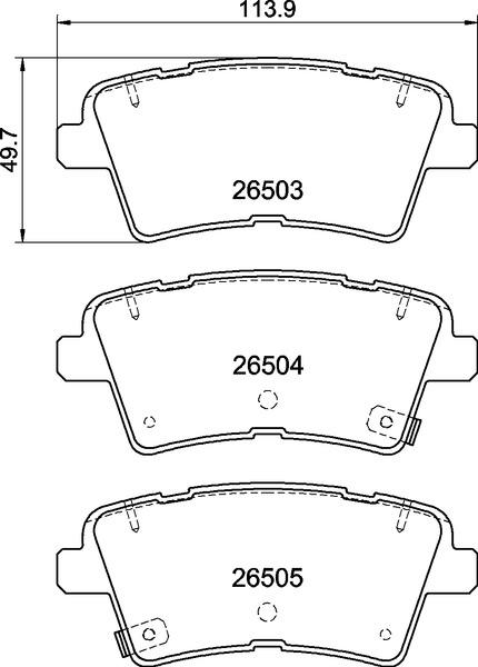 Brembo P 30 147 - Əyləc altlığı dəsti, əyləc diski furqanavto.az