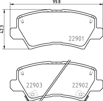 Brembo P 30 111 - Əyləc altlığı dəsti, əyləc diski furqanavto.az