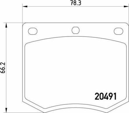 Brembo P 24 002 - Əyləc altlığı dəsti, əyləc diski furqanavto.az