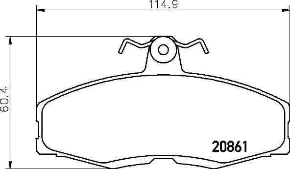 Brembo P 24 013 - Əyləc altlığı dəsti, əyləc diski furqanavto.az