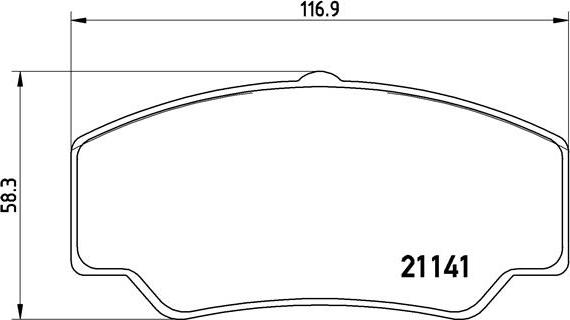 Brembo P 24 023 - Əyləc altlığı dəsti, əyləc diski furqanavto.az