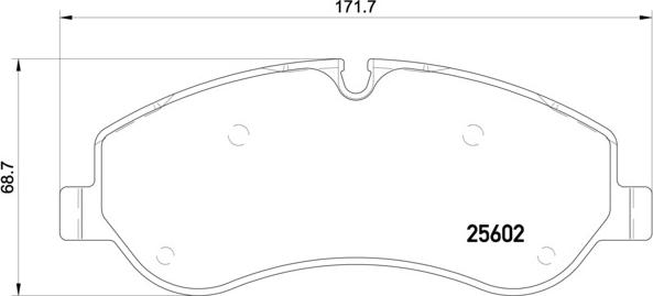 Brembo P 24 152 - Əyləc altlığı dəsti, əyləc diski furqanavto.az