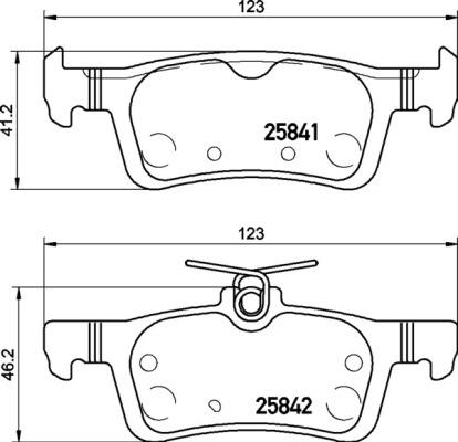 Brembo P 24 204 - Əyləc altlığı dəsti, əyləc diski furqanavto.az