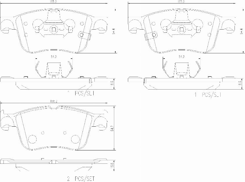 Brembo P24234N - Əyləc altlığı dəsti, əyləc diski furqanavto.az