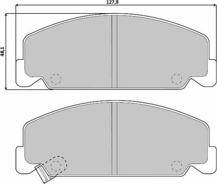 Brembo P 28 018 - Əyləc altlığı dəsti, əyləc diski furqanavto.az