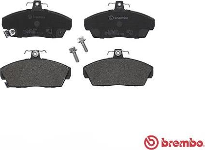 Brembo P 28 020 - Əyləc altlığı dəsti, əyləc diski furqanavto.az