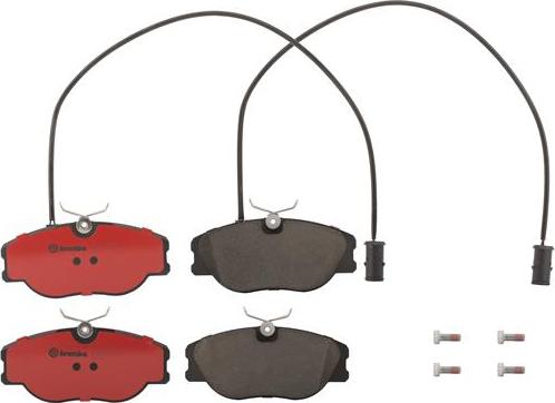 Brembo P23041N - Əyləc altlığı dəsti, əyləc diski furqanavto.az