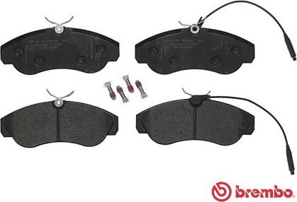 Brembo P 23 069 - Əyləc altlığı dəsti, əyləc diski furqanavto.az