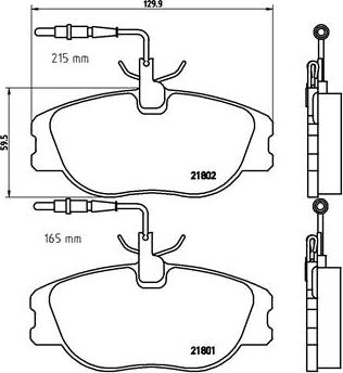 Brembo P 23 061 - Əyləc altlığı dəsti, əyləc diski furqanavto.az