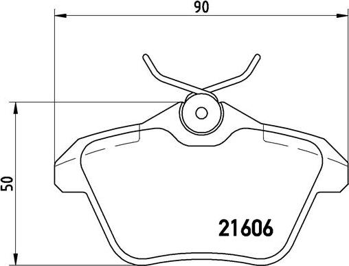 Brembo P 23 067 - Əyləc altlığı dəsti, əyləc diski furqanavto.az