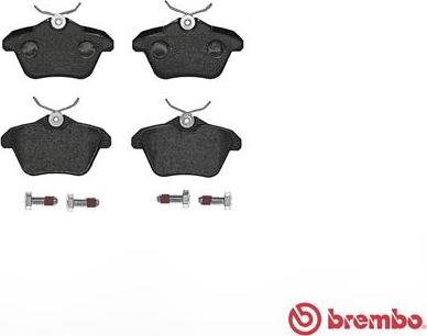 Brembo P 23 067 - Əyləc altlığı dəsti, əyləc diski furqanavto.az