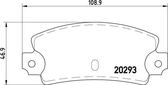 Brembo P 23 008 - Əyləc altlığı dəsti, əyləc diski furqanavto.az