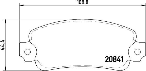 Brembo P 23 014 - Əyləc altlığı dəsti, əyləc diski furqanavto.az