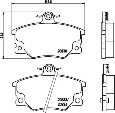 Brembo P 23 017 - Əyləc altlığı dəsti, əyləc diski furqanavto.az