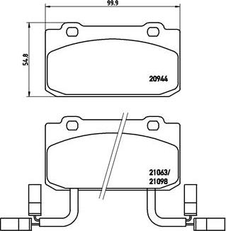 HELLA 8DB 355 017-571 - Əyləc altlığı dəsti, əyləc diski furqanavto.az