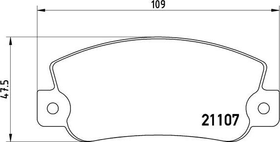 Brembo P 23 032 - Əyləc altlığı dəsti, əyləc diski furqanavto.az