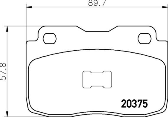 Brembo P 23 025 - Əyləc altlığı dəsti, əyləc diski furqanavto.az