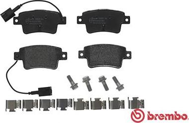 Brembo P 23 142 - Əyləc altlığı dəsti, əyləc diski furqanavto.az