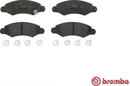 Brembo P 79 015 - Əyləc altlığı dəsti, əyləc diski furqanavto.az