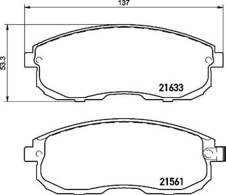 Brembo P 79 030 - Əyləc altlığı dəsti, əyləc diski furqanavto.az