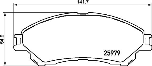 Brembo P 79 032 - Əyləc altlığı dəsti, əyləc diski furqanavto.az