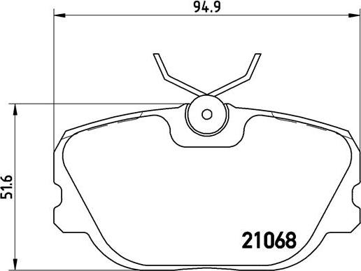 Brembo P 71 004 - Əyləc altlığı dəsti, əyləc diski furqanavto.az