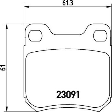 Brembo P 71 008 - Əyləc altlığı dəsti, əyləc diski furqanavto.az