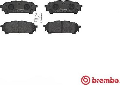 Brembo P 78 014 - Əyləc altlığı dəsti, əyləc diski furqanavto.az