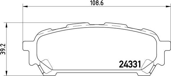 Brembo P 78 014 - Əyləc altlığı dəsti, əyləc diski furqanavto.az