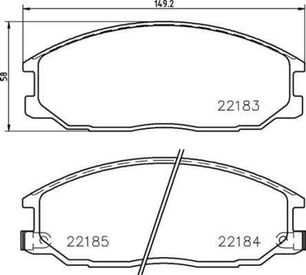 Brembo P 77 002 - Əyləc altlığı dəsti, əyləc diski furqanavto.az