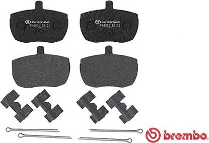 Brembo P A6 001 - Əyləc altlığı dəsti, əyləc diski furqanavto.az