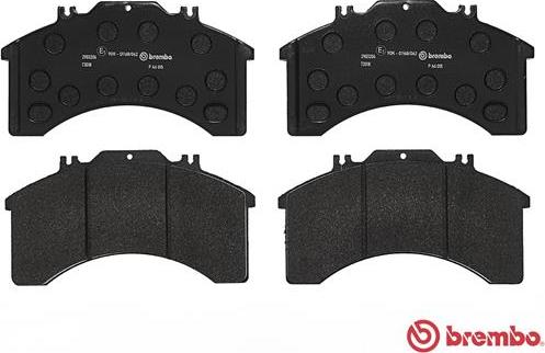 Brembo P A6 015 - Əyləc altlığı dəsti, əyləc diski furqanavto.az