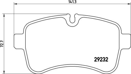 Brembo P A6 027 - Əyləc altlığı dəsti, əyləc diski furqanavto.az