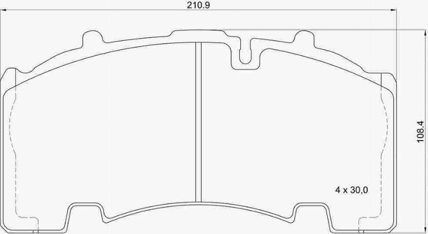 Brembo P A1 101 - Əyləc altlığı dəsti, əyləc diski furqanavto.az