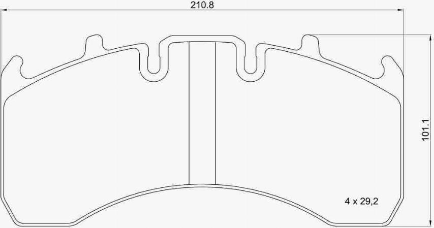 Brembo P C7 003 - Əyləc altlığı dəsti, əyləc diski furqanavto.az