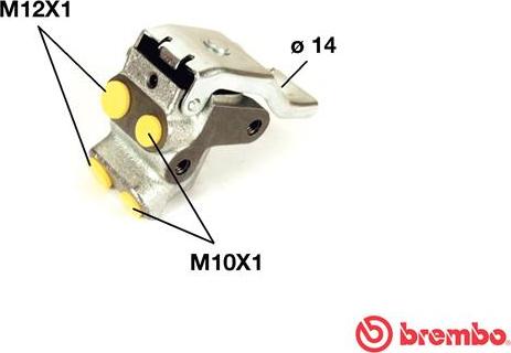 Brembo R 68 008 - Əyləc Gücü Tənzimləyicisi furqanavto.az