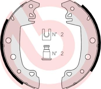 Brembo S 68 507 - Əyləc Başlığı Dəsti furqanavto.az