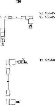 Bremi 430 - Alovlanma kabeli dəsti furqanavto.az