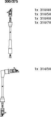 Bremi 300/375 - Alovlanma kabeli dəsti furqanavto.az