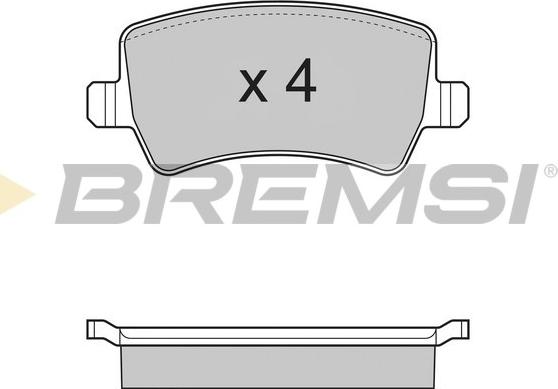 Bremsi BP3298 - Əyləc altlığı dəsti, əyləc diski furqanavto.az