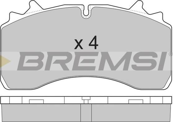 Bremsi BP7327 - Əyləc altlığı dəsti, əyləc diski furqanavto.az