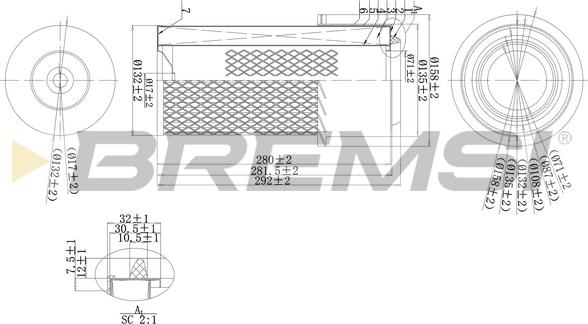 Bremsi FA1669 - Hava filtri furqanavto.az