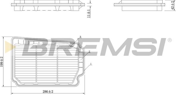 Bremsi FA1620 - Hava filtri furqanavto.az