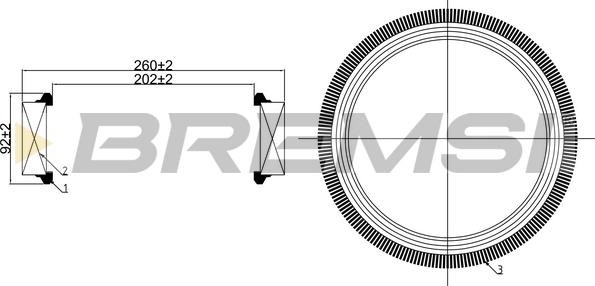 Bremsi FA1259 - Hava filtri furqanavto.az